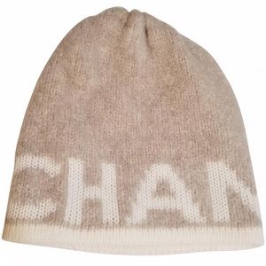 CHANEL Cashmere & Wool Beanie